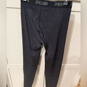 Gymshark Black Seamless Compression Leggings Logo Waist | Mens Large| 🖤